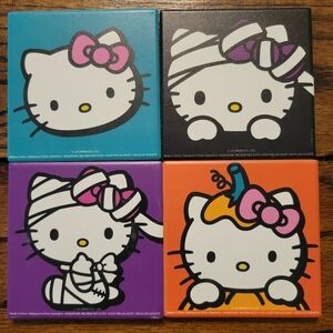 NWT Ceramic Hello Kitty Halloween Coasters Sanrio